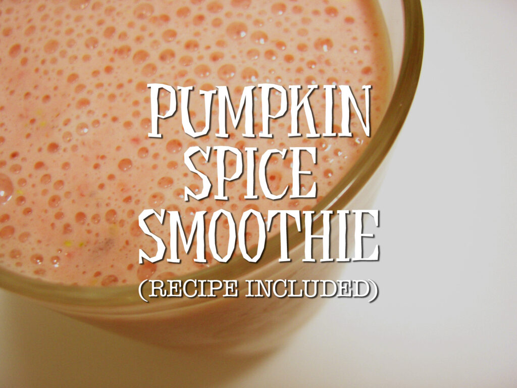 simple pumpkin spice smoothie