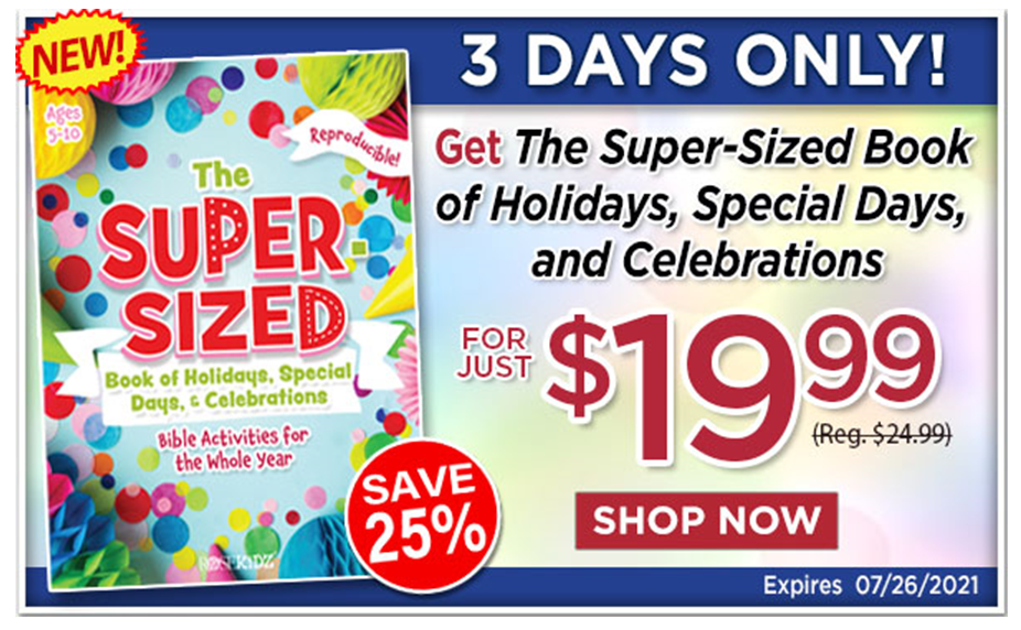 Get The Super-Sized Book of Holidays, Special Days, and Celebrations for $19.99!