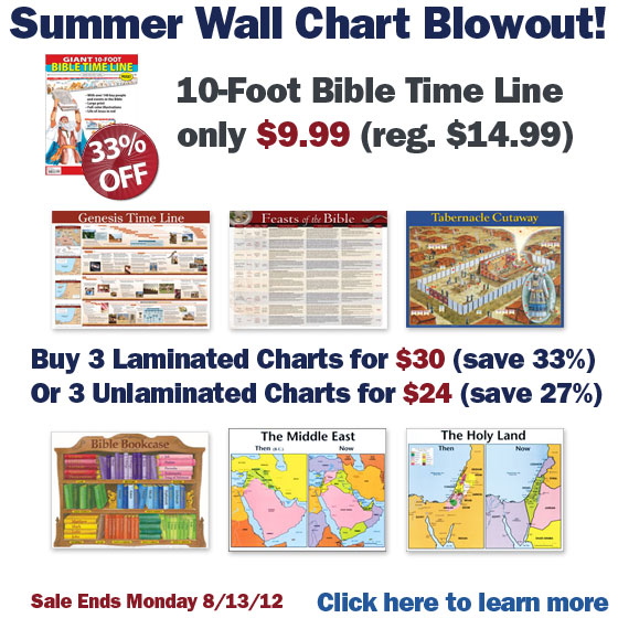 Summer Blowout Sale – Bible Wall Charts | Rose Publishing Blog