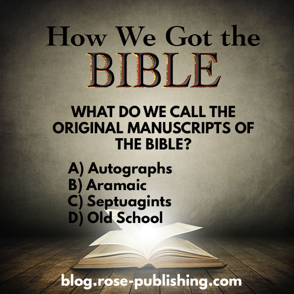 How We Got the Bible Quiz