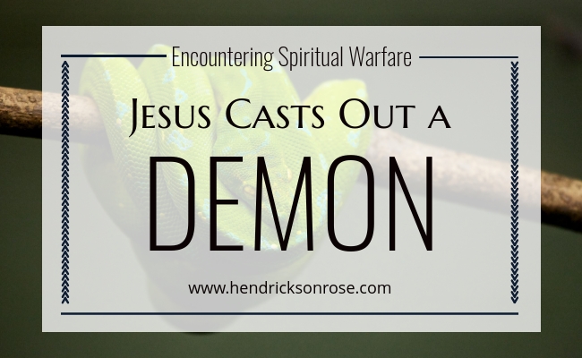 Jesus Casts Out a Demon